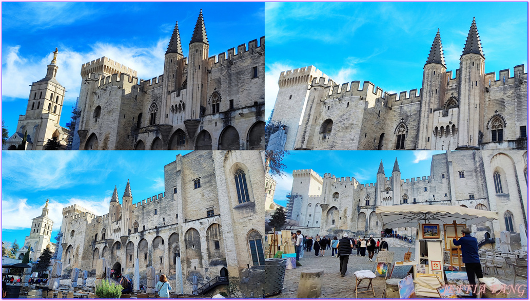 世界文化遺產區,亞維儂Avignon,共和國路Rue de la Republique,凱賽琳公主號S.S.Catherine,南法之旅,寰宇精品河輪UNIWORLD Boutique River Cruises,教皇宮Palais des Papes,普羅旺斯Provence,法國France,法國旅遊,聖伯多祿聖殿Basilique Saint-Pierre