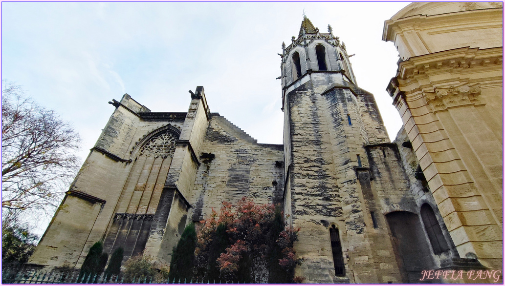 世界文化遺產區,亞維儂Avignon,共和國路Rue de la Republique,凱賽琳公主號S.S.Catherine,南法之旅,寰宇精品河輪UNIWORLD Boutique River Cruises,教皇宮Palais des Papes,普羅旺斯Provence,法國France,法國旅遊,聖伯多祿聖殿Basilique Saint-Pierre