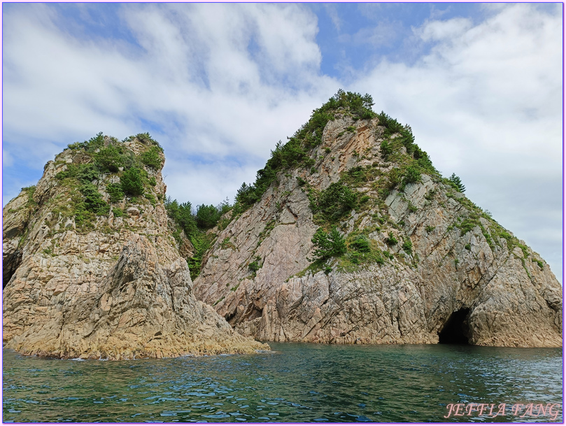 山陰海岸地質公園,日本旅遊,浦富海岸 (うらどめかいがん),浦富海岸之環島遊覽船,鳥取Tottori,鳥取旅遊