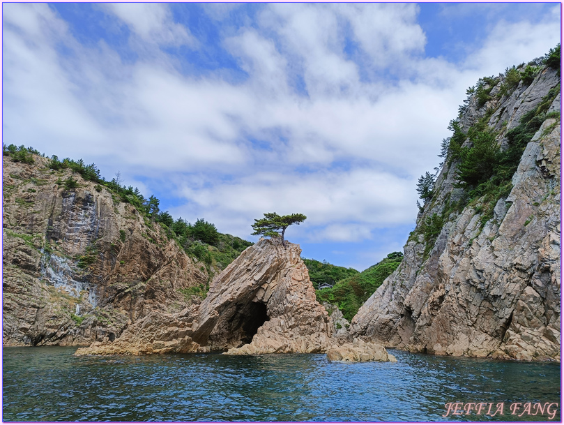 山陰海岸地質公園,日本旅遊,浦富海岸 (うらどめかいがん),浦富海岸之環島遊覽船,鳥取Tottori,鳥取旅遊