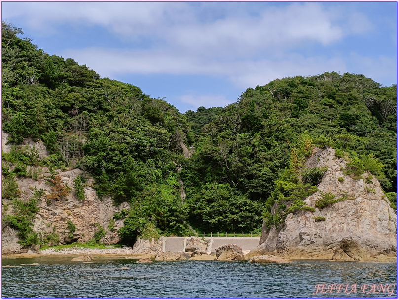 山陰海岸地質公園,日本旅遊,浦富海岸 (うらどめかいがん),浦富海岸之環島遊覽船,鳥取Tottori,鳥取旅遊