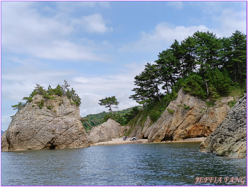 山陰海岸地質公園,日本旅遊,浦富海岸 (うらどめかいがん),浦富海岸之環島遊覽船,鳥取Tottori,鳥取旅遊