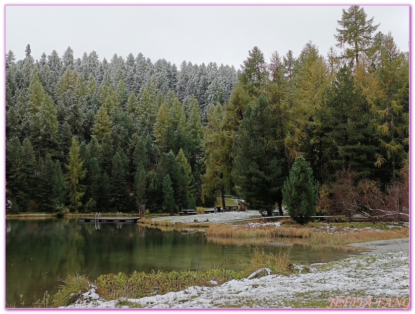 Biking,Ｈiking,Lake Champfer尚菲爾湖,Pappalou Restaurant,席爾瓦普拉納Silvaplana,席爾瓦普拉納湖Silvaplana Lake,格勞賓登州Graubunden,歐洲Europe,歐洲單車之旅,歐洲旅遊,聖莫里茲St. Moritz