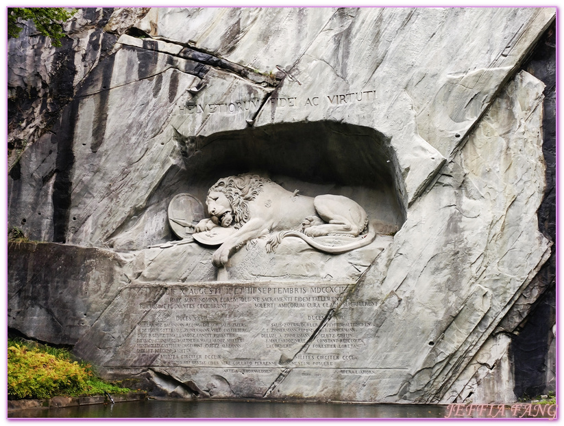 卡貝爾橋,天鵝廣場Schwanenplatz,歐洲Europe,歐洲旅遊,獅子紀念碑,琉森Lucerne,琉森Luzern,琉森老城區,瑞士Switzerland,盧森