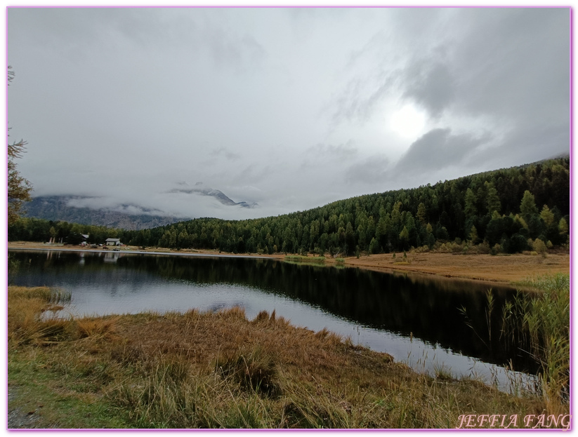 格勞賓登州Graubunden,歐洲Europe,歐洲旅遊,瑞士Switzerland,聖莫里茲St. Moritz,聖莫里茲湖及市區