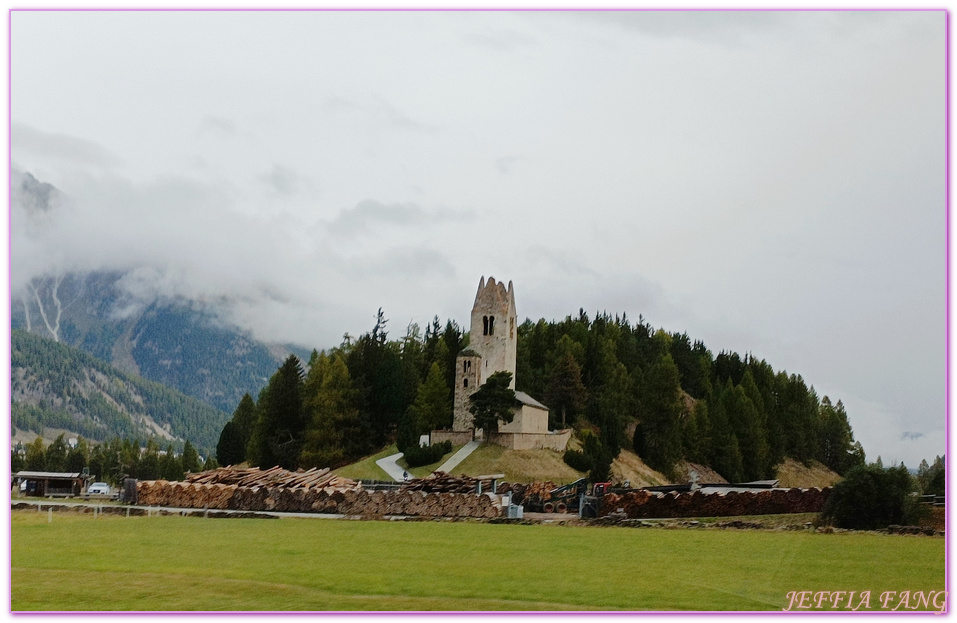 格勞賓登州Graubunden,歐洲Europe,歐洲旅遊,瑞士Switzerland,聖莫里茲St. Moritz,聖莫里茲湖及市區