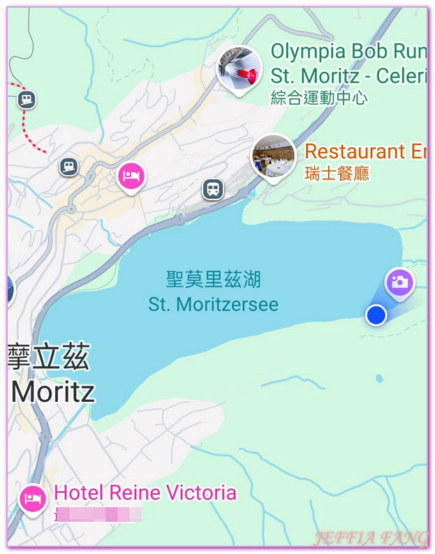 格勞賓登州Graubunden,歐洲Europe,歐洲旅遊,瑞士Switzerland,聖莫里茲St. Moritz,聖莫里茲湖及市區