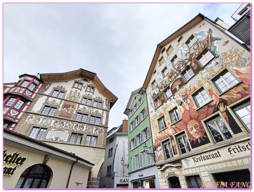 卡貝爾橋,天鵝廣場Schwanenplatz,歐洲Europe,歐洲旅遊,獅子紀念碑,琉森Lucerne,琉森Luzern,琉森老城區,瑞士Switzerland,盧森