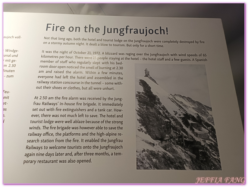 上少女峰車站交通工具,少女峰Jungfraujoch,歐洲Europe,歐洲之巔 Top of the Eruope,歐洲旅遊,瑞士Switzerland