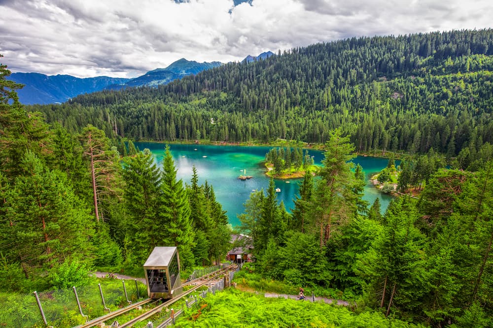 世界遺產UNESCO薩多納地質區Tectonic Arena Sardona,弗林斯Flims,格勞賓登州Graubunden,歐洲Europe,歐洲旅遊,考瑪湖Lake Cauma