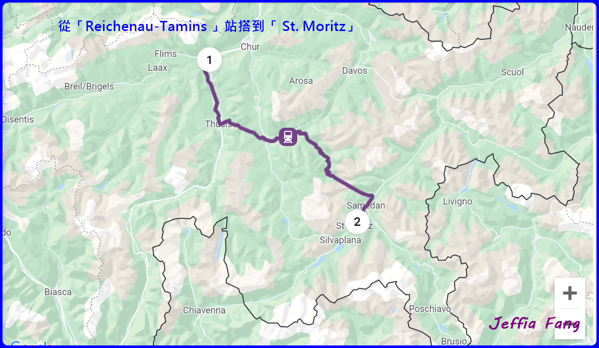 世界遺產鐵路線,伯爾尼納列車Bernina Express,伯爾尼納列車Bernina Express】前往『聖莫里茲St. Moritz』列入世界遺產的鐵路線；全球最美高架鐵路的「蘭德瓦薩橋Landwasser Viaduct,庫爾Chur,格勞賓登州Graubunden,歐洲Europe,歐洲旅遊,瑞士Switzerland,瑞士國鐵SBB,阿爾布拉線The Albula Line