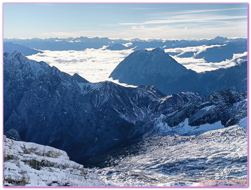 「楚格峰纜車Seilbahn Zugspitze/Cable Car Zugspitze」,佳蜜熙-帕滕基興Garmisch-Partenkirchen,德國Germany,德國旅遊,楚格峰Zugspitze,楚格峰冰川平台,歐洲Europe,歐洲旅遊