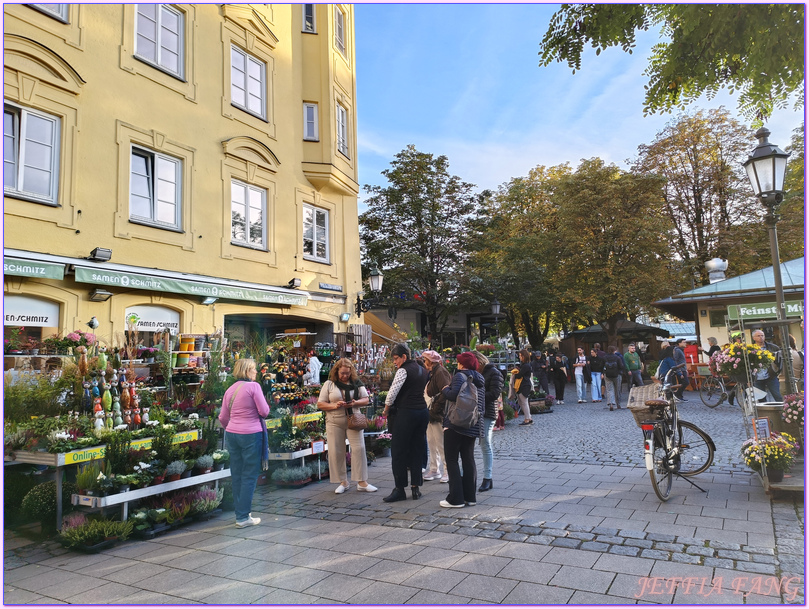 德國Germany,德國旅遊,慕尼黑Munich,慕尼黑中世紀老城區Altstadt,新市廳New Town Hall,歐洲Europe,歐洲旅遊,瑪利亞廣場Marienplatz,舊市政廳Altes Rathaus,農夫市集Viktualienmarkt