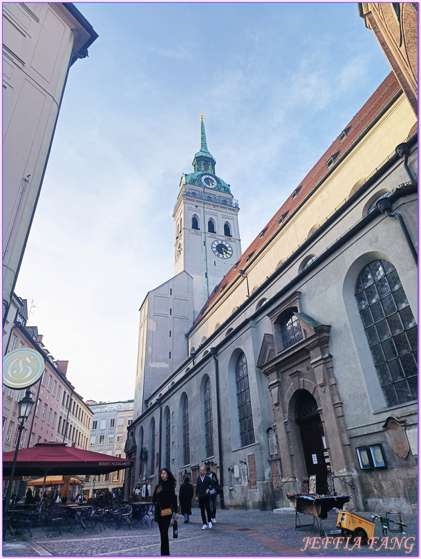 德國Germany,德國旅遊,慕尼黑Munich,慕尼黑中世紀老城區Altstadt,新市廳New Town Hall,歐洲Europe,歐洲旅遊,瑪利亞廣場Marienplatz,舊市政廳Altes Rathaus,農夫市集Viktualienmarkt