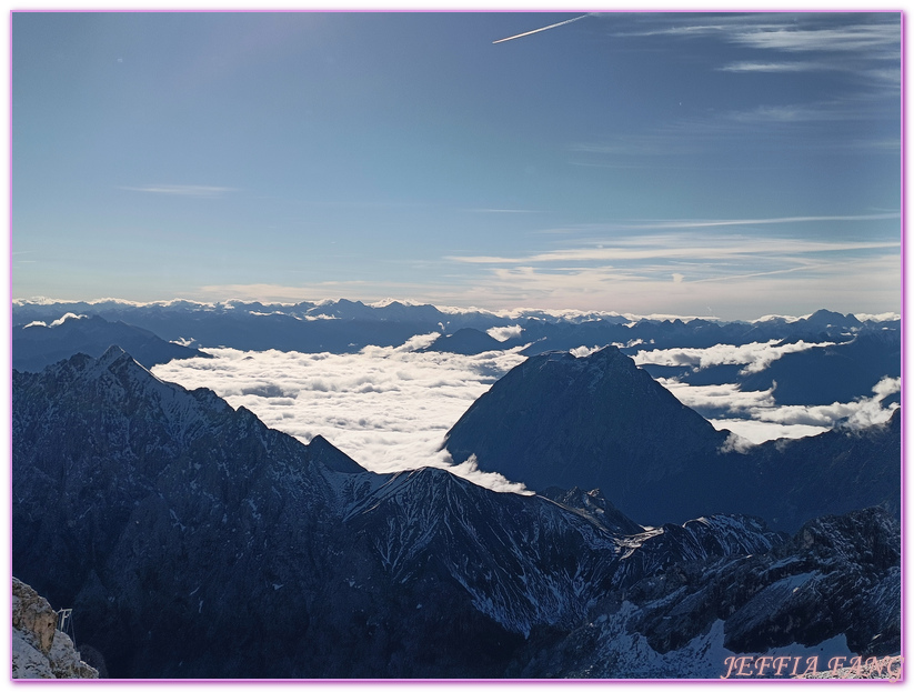 「楚格峰纜車Seilbahn Zugspitze/Cable Car Zugspitze」,佳蜜熙-帕滕基興Garmisch-Partenkirchen,德國Germany,德國旅遊,楚格峰Zugspitze,楚格峰冰川平台,歐洲Europe,歐洲旅遊