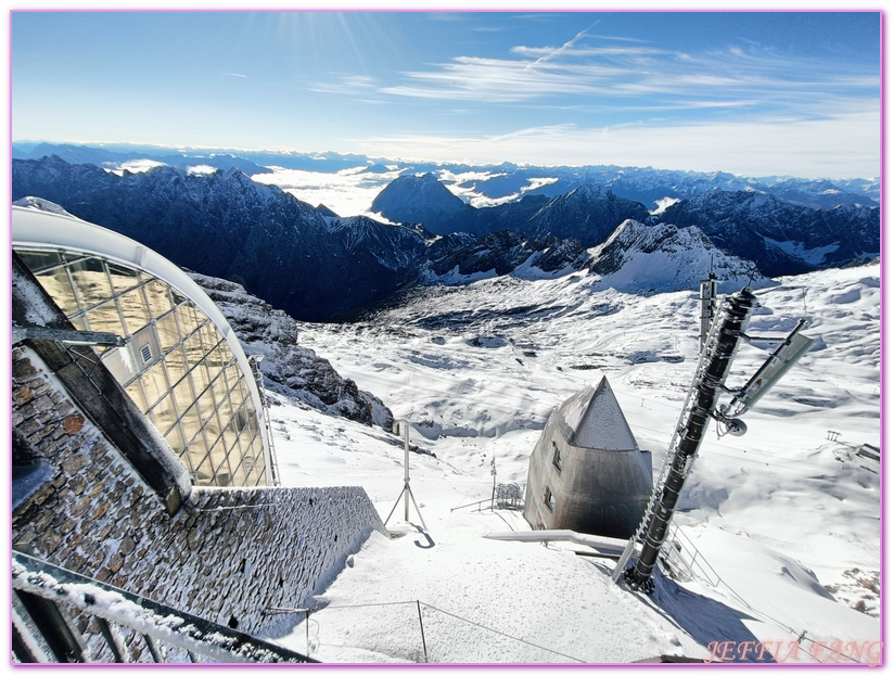 「楚格峰纜車Seilbahn Zugspitze/Cable Car Zugspitze」,佳蜜熙-帕滕基興Garmisch-Partenkirchen,德國Germany,德國旅遊,楚格峰Zugspitze,楚格峰冰川平台,歐洲Europe,歐洲旅遊