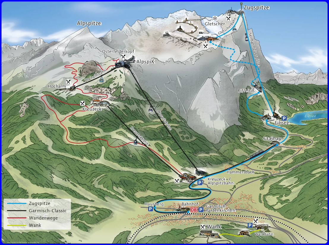 「楚格峰纜車Seilbahn Zugspitze/Cable Car Zugspitze」,佳蜜熙-帕滕基興Garmisch-Partenkirchen,德國Germany,德國旅遊,楚格峰Zugspitze,楚格峰冰川平台,歐洲Europe,歐洲旅遊